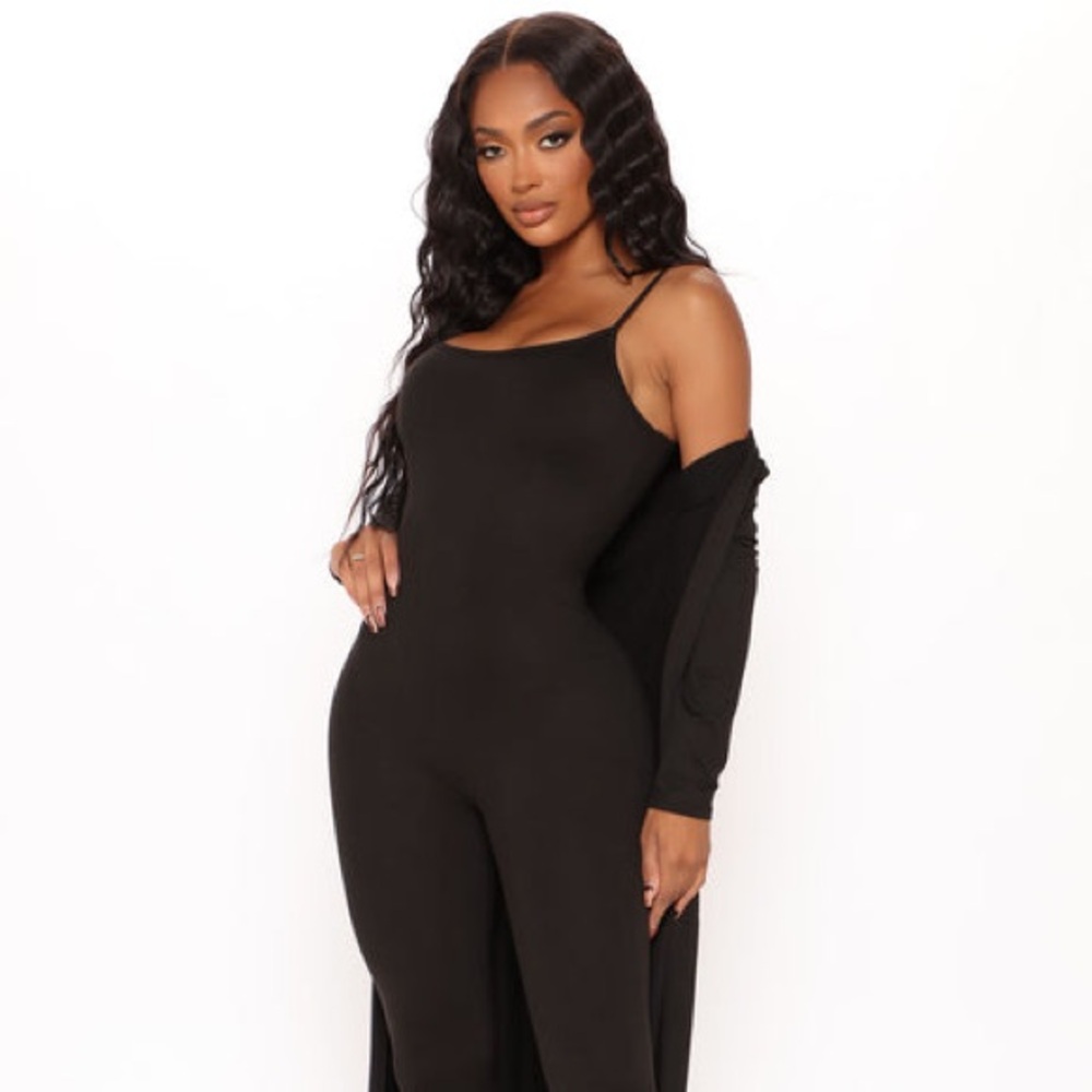 ~Nova Charmer Black Jumpsuit-Cardigan Not Included~